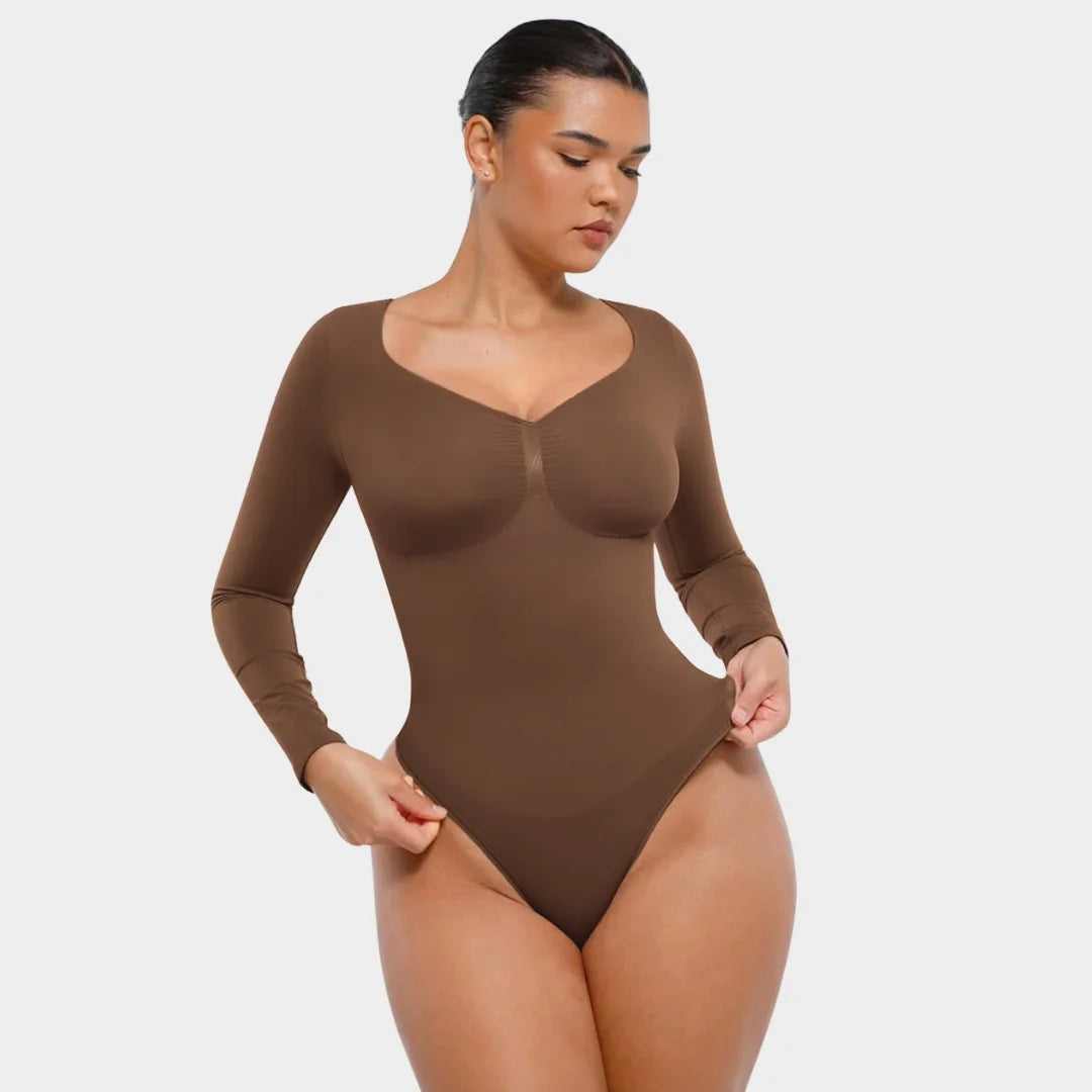 BODYSUIT MOLDEADOR MANGA LARGA | SHAPEWEAR