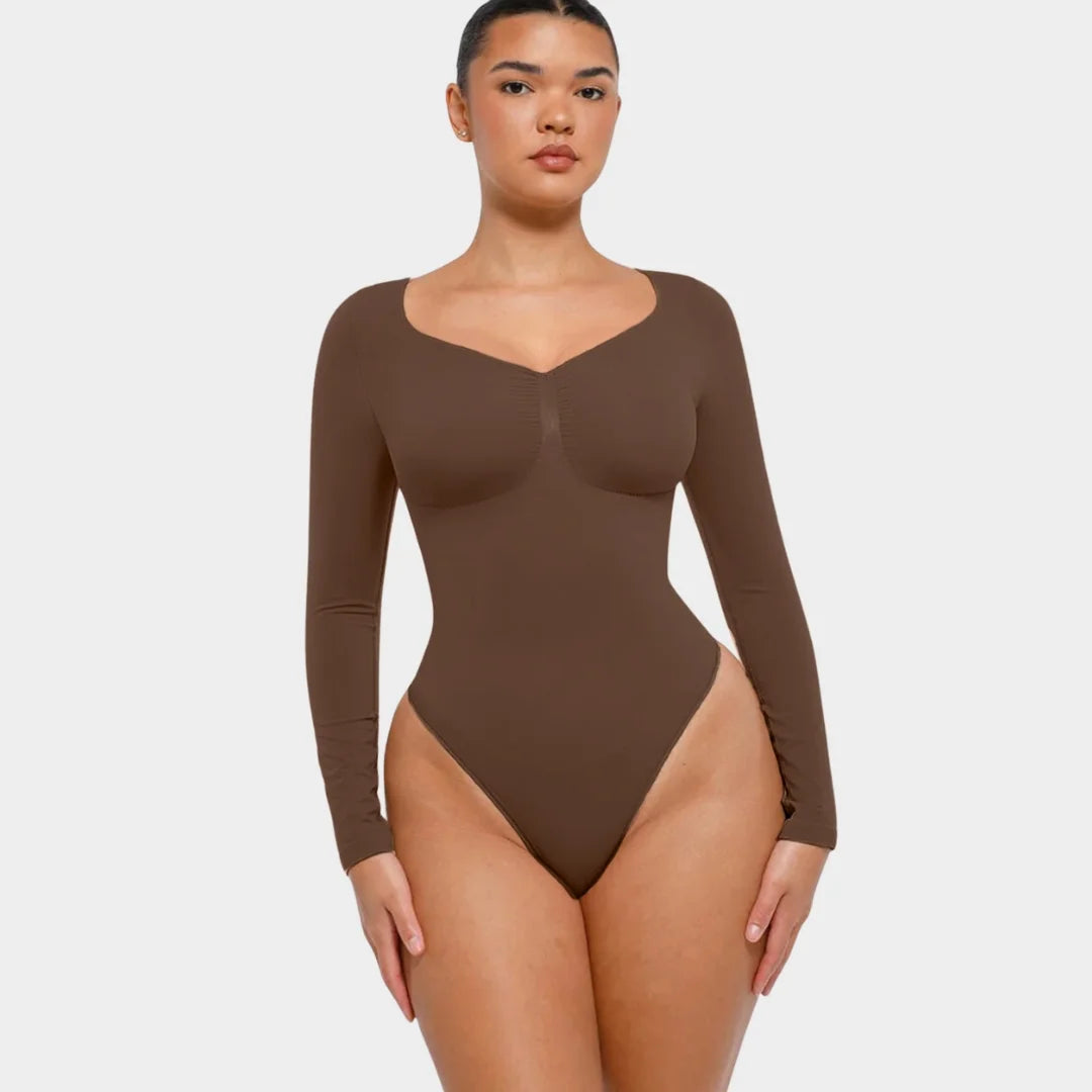 BODYSUIT MOLDEADOR MANGA LARGA | SHAPEWEAR