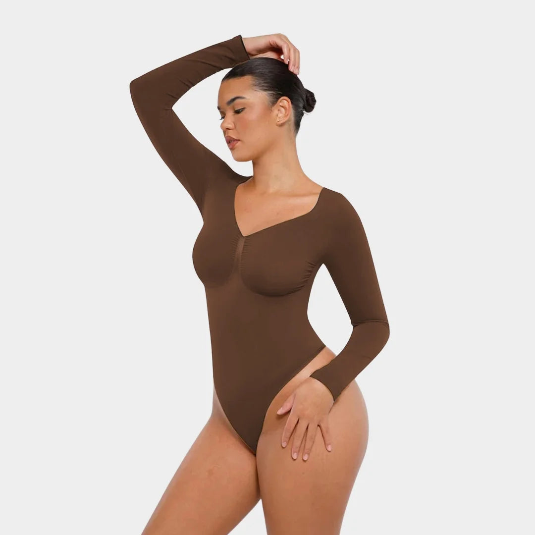 BODYSUIT MOLDEADOR MANGA LARGA | SHAPEWEAR