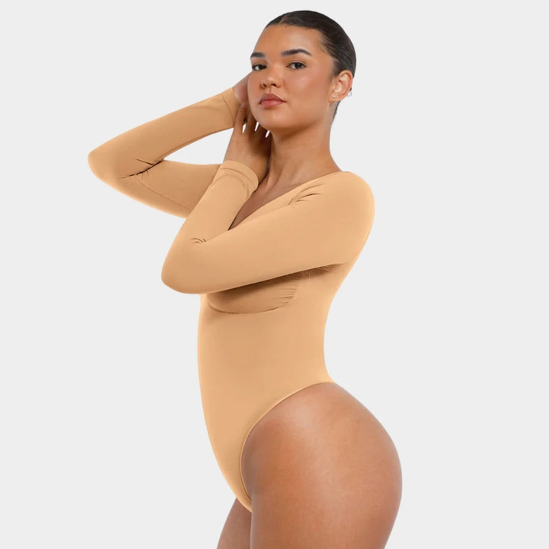 BODYSUIT MOLDEADOR MANGA LARGA | SHAPEWEAR