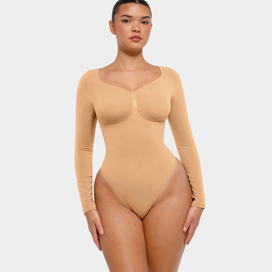 BODYSUIT MOLDEADOR MANGA LARGA | SHAPEWEAR