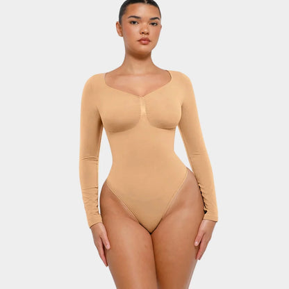 BODYSUIT MOLDEADOR MANGA LARGA | SHAPEWEAR